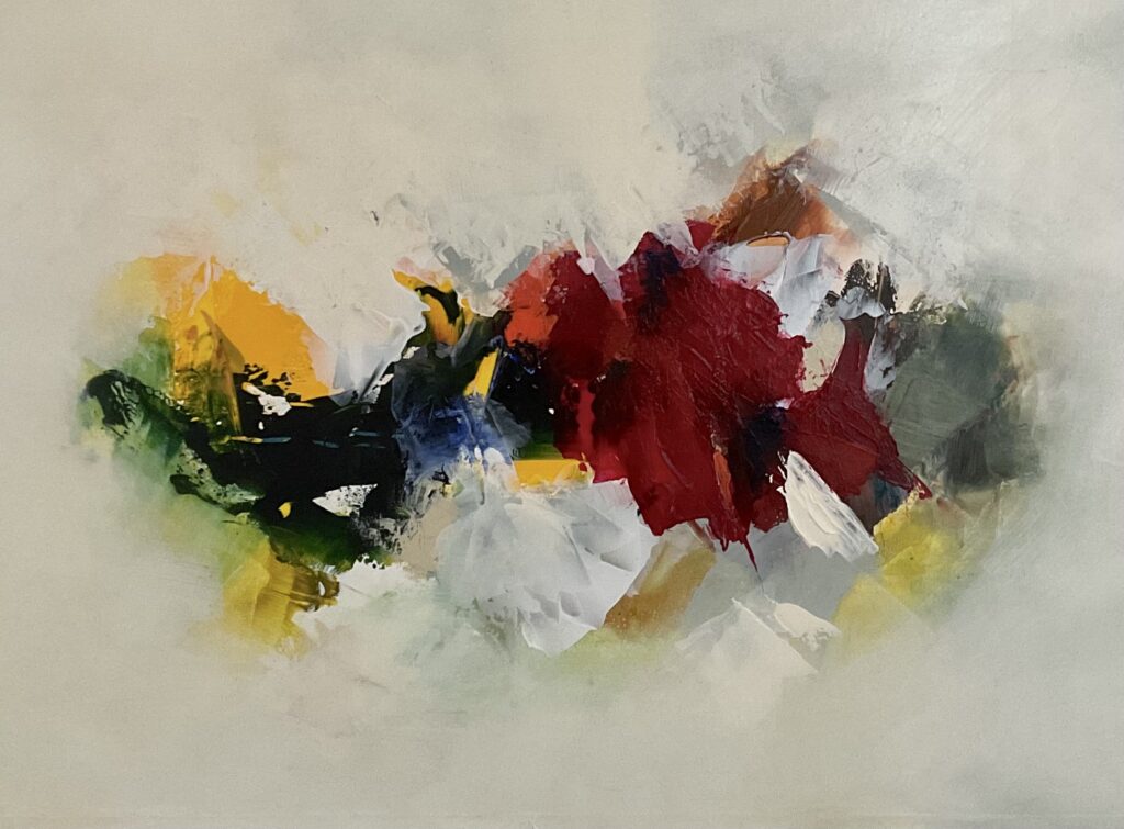 Jeannette Olree - 'I tell you I'm a dream' - acryl op papier - 80 x 60 cm