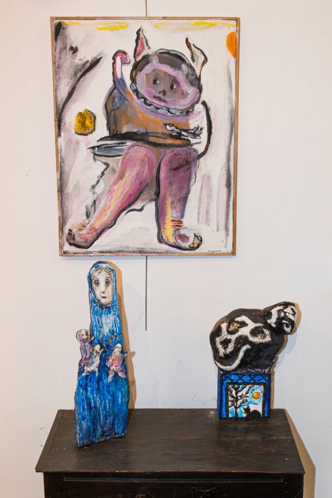 Marjo Mommersteeg - beelden en schilderij