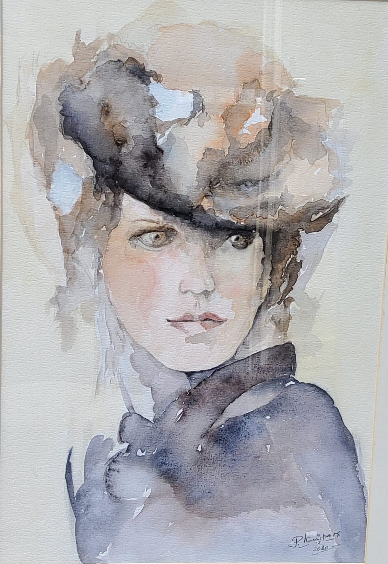 Piet-Kuijpers-Portret-aquarel-50-x-70-1-scaled