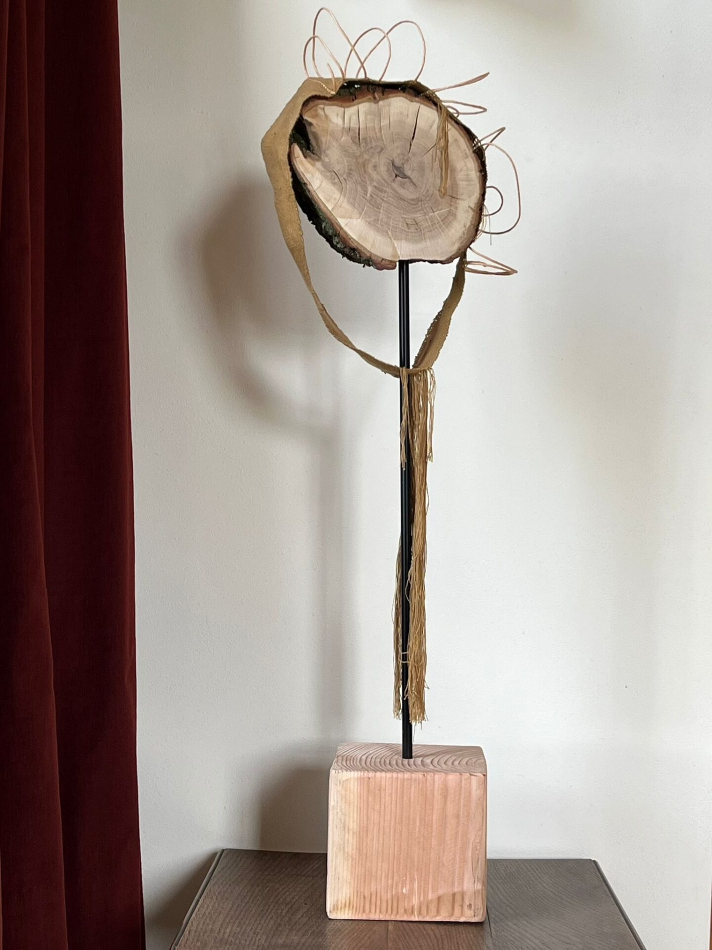 Trix Bertens - Weeftechniek en andere materialen - 80 x 25 cm
