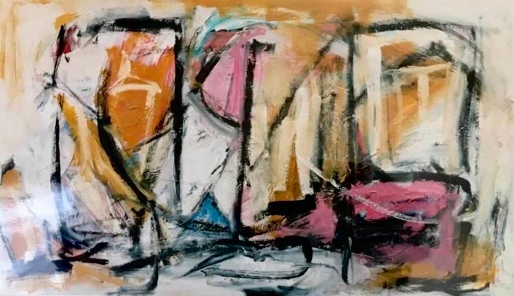 Walter Agaatsz - 'De berusting' - olieverf op linnen - 100 x 64 cm