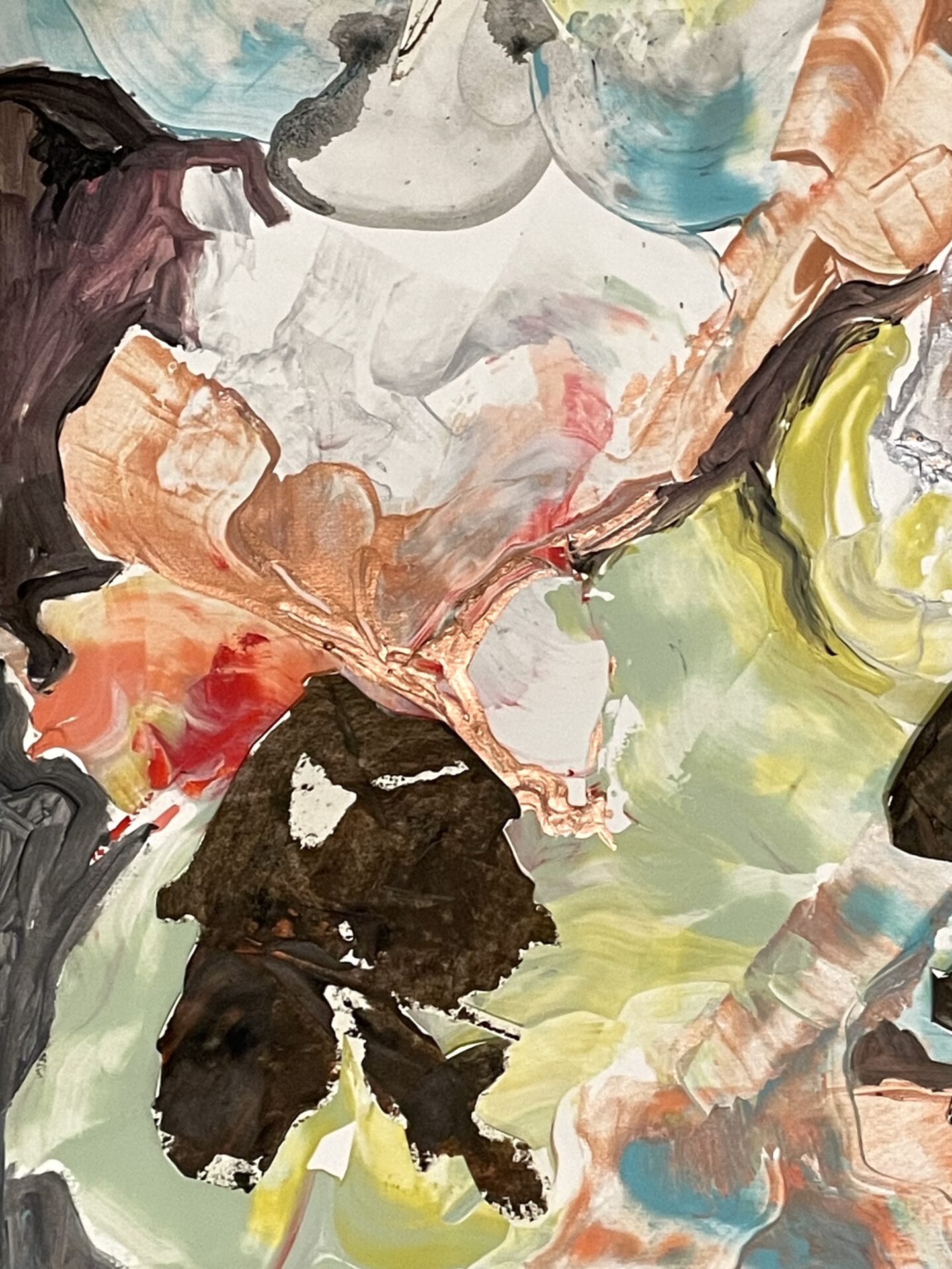 Janine van Rijswijk - 'Autumn leaves' - mixed media - 60x80 cm