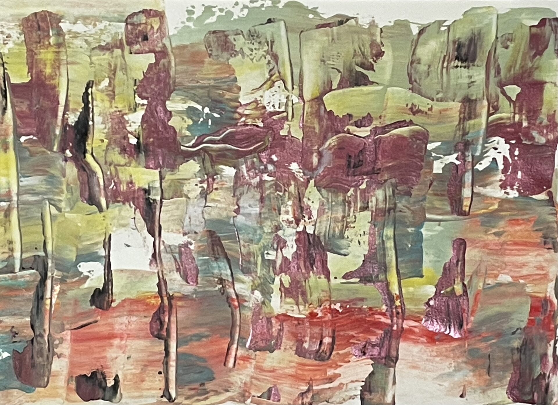 Janine van Rijswijk - 'Autumn' - mixed media - 30x40cm